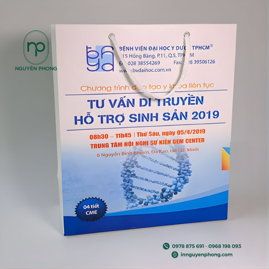 In túi giấy bệnh viện,phòng khám